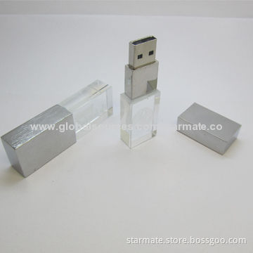 LED Light USB Drive - 3D LogoNew